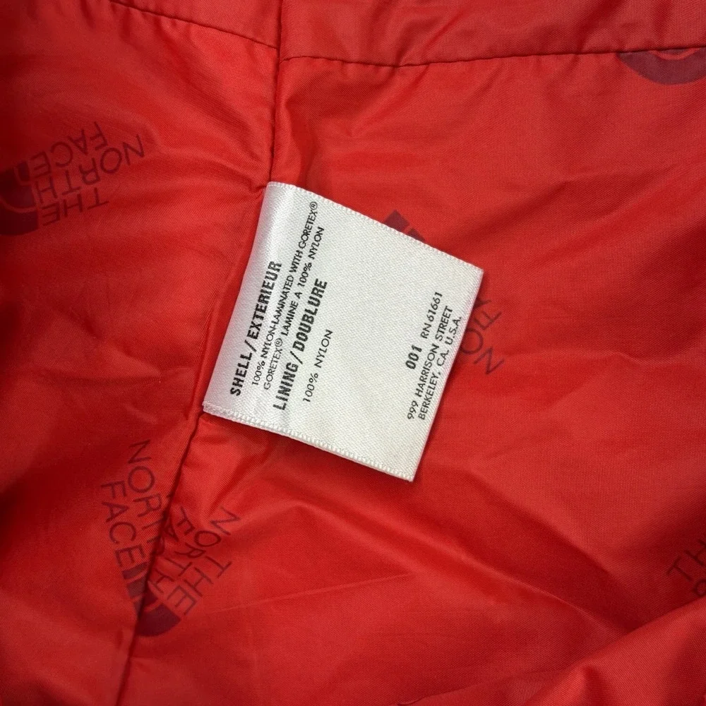VTG 80s The North Face Gore-Tex Nylon Pants Mens Large Red USA Made